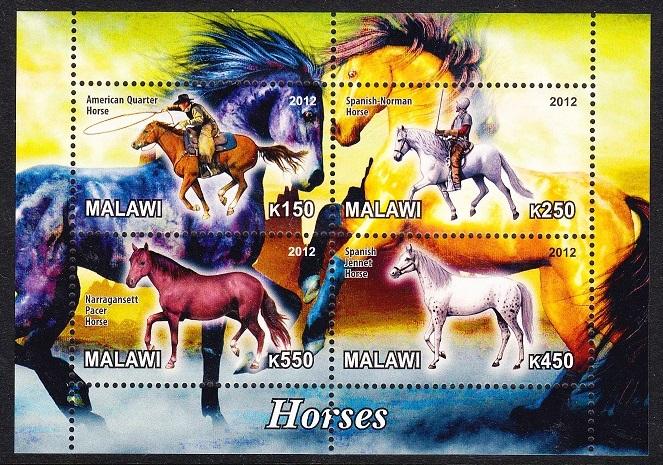 Malawi Horses Sheetlet #2