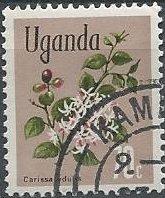 Uganda 123 (used) 70c conkerberry (Carissa edulis)