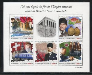GUINEA 2023 100th ANNIVERSARY OF THE FALL OF THE OTTOMAN EMPIRE SHEET MINT NH