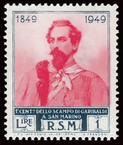 Garibaldi Lire 1 watermark wheel III