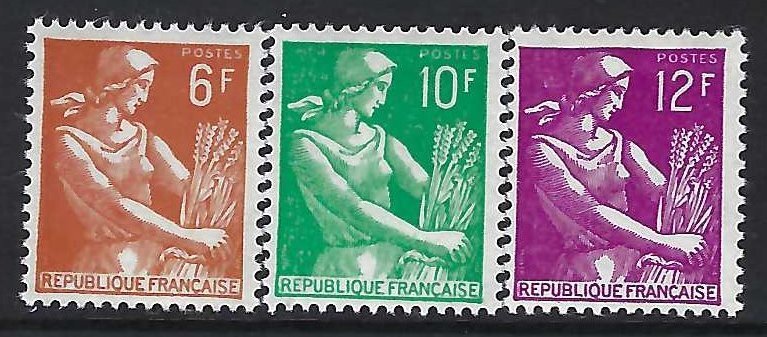 France 833-33A-34 MNH 977D-2