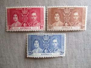 Antigua, Scott# 81-83, MNH
