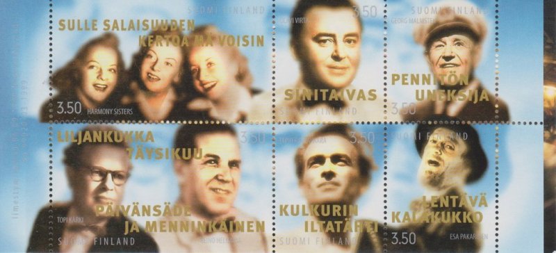 Finland 1999 #1115 MNH. Entertainers, booklet