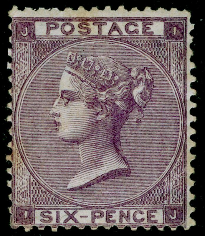 SG83, 6d deep lilac plate 3, LH MINT. Cat £2800. IJ