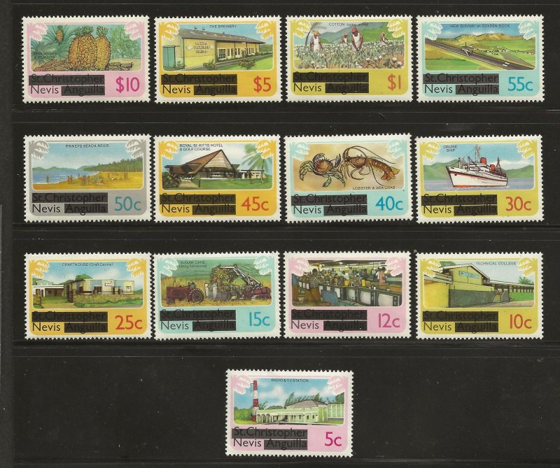 NEVIS SC# 100-12  FVF/MNH 1980