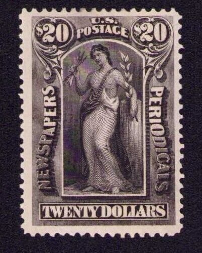 US Newspapers Stamp $20.00 # PR123 1896  Mint OG Hinged