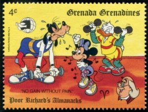 1098-1103 Grenada Grenadines Disney World Stamp Expo 89, MNH set of 6