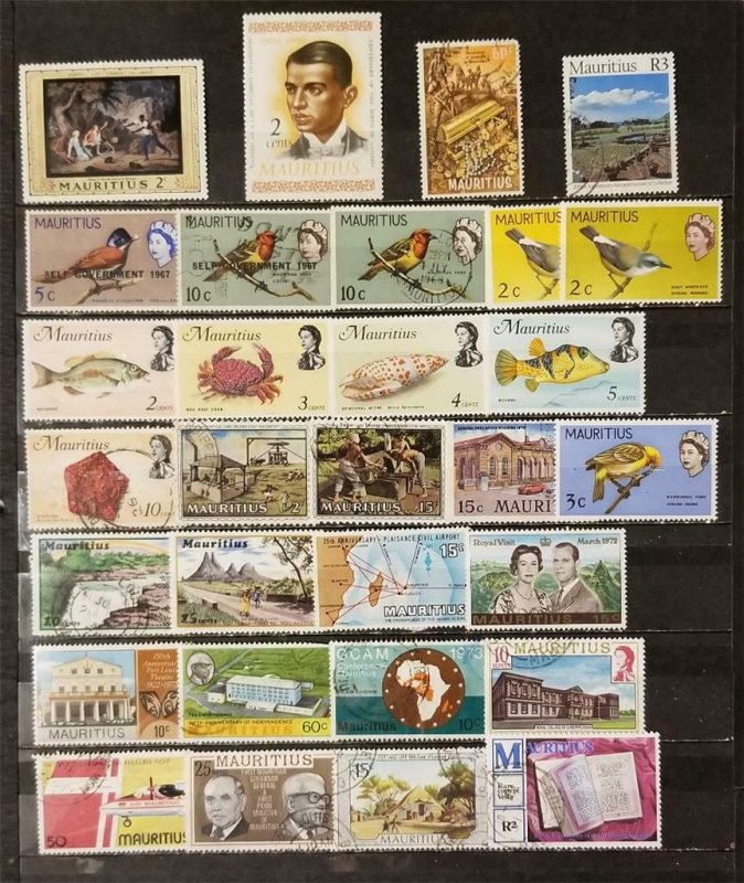 MAURITIUS Premium Stamp Lot MH Used T2618