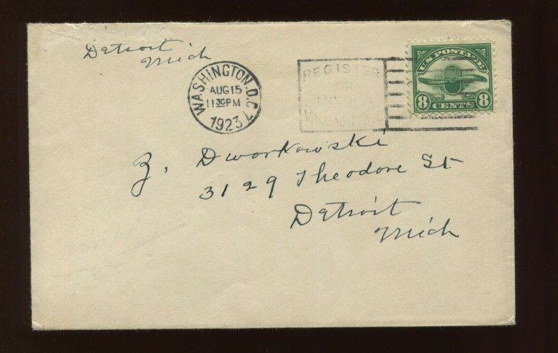 C4 AIR MAIL FIRST DAY COVER AUG 15 1923 (Lot C4 FDC A1)