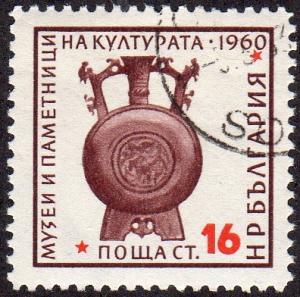 Bulgaria 1141 - Cto - 16s Wooden Jug (1960)