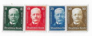 Germany Sc #B19-B22 set of 4  fresh and centered NH VF