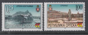 Bosnia and Herzegovina Serbian Admin 142-143 MNH VF