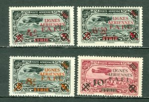 SYRIA 1942 MILITARY FRENCH ADMINISTRATION  AIR  #MC1-MC4 SET...MINT ..$33.00