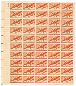 US C31 Plate 22779 TL.  MNH Sheet of 50 - 50c stamps. Brookman CV $575.00