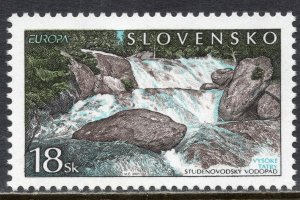 EUROPA 2001 - Slovakia - Water - Treasure of Nature - MNH Set