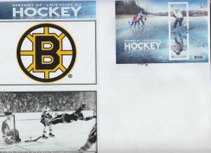 CANADA # 3039.09 - CANADA's HISTORY of HOCKEY on SUPERB FIRST DAY COVER # 9
