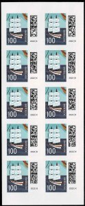 Germany 2021,Sc# MNH,  Letter post, new series, booklets, self-adhesive