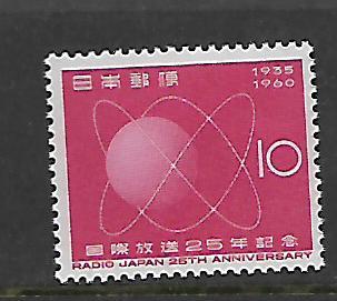 JAPAN 696 MNH RADIO WAVES