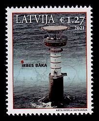 Latvia Sc# 1082 MNH Irbe Lighthouse 2021