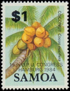 Samoa #628, Complete Set, 1984, Never Hinged