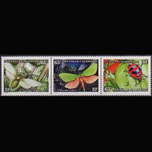 NEW CALEDONIA 1997 - Scott# 761 Insects Set of 3 NH