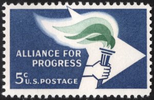 SC#1234 5¢ Alliance For Progress Issue (1963) MNH