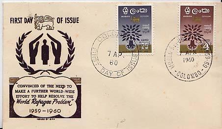 Ceylon, Worldwide First Day Cover