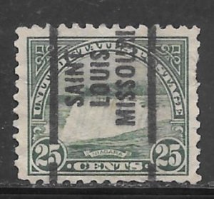 #568 Used Single PRECANCEL AS SHOWN