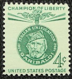 US #1168 MNH Single Garibaldi SCV $.25 L16