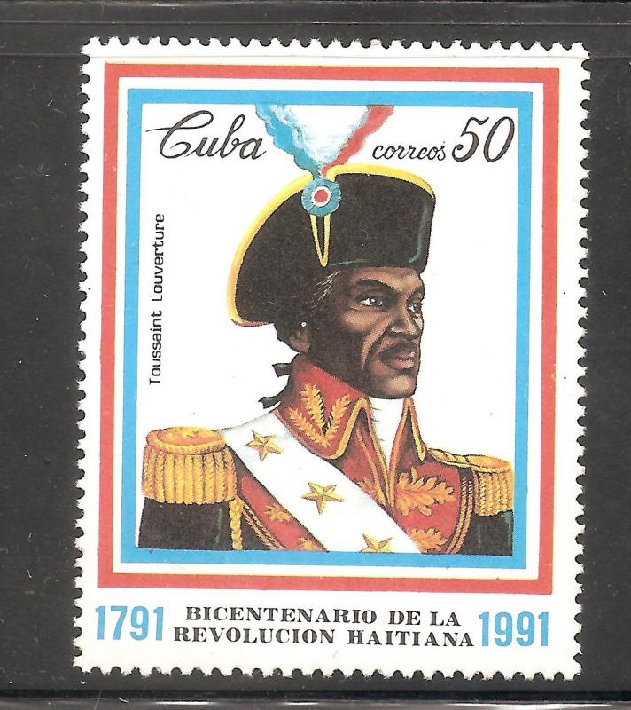 Cuba  (1991)  - Scott # 3377,  MNH    Historical Figure