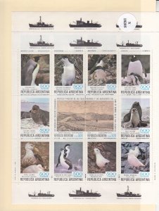 Argentina: 75th Anniv. Presents South Orkneys, Sc #1279-1280, S/S, MNH (S18205)