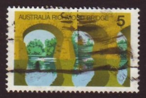 Australia 1976 Sc#641, SG#627 5c Richmond Bridge Tasmania USED-Good-NH.