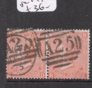 Malta Gb Used SG Z49 Plate 14 Pair VFU (5del)