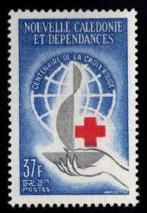 New Caledonia (NCE) Scott 328 MH* 1963 Red Cross stamp