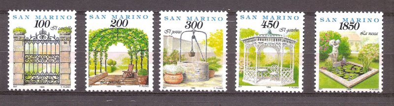 San Marino - 1994 - Mi. 1570-74 - MNH - RB020