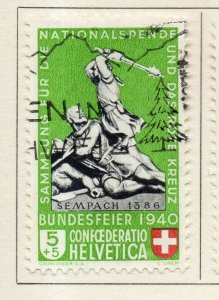 Switzerland 1940 Issue Fine Used 5c. NW-117787