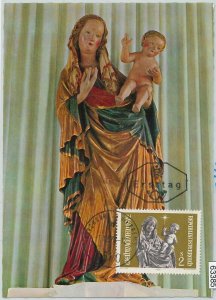 63385 - AUSTRIA - POSTAL HISTORY: MAXIMUM CARD 1972 - ART Christmas SCULPTURE-