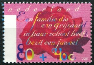 Netherlands Sc#B699 MNH, 80c+40c multi, Summer Stamps 1997: The Elderly and t...