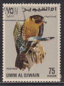 UAE Umm Al Qiwain Unlisted Birds of Prey Issue 1968