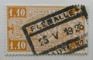 A6P18F126 Belgium Parcel Post and Railway Stamp 1923-24 1.10fr used-