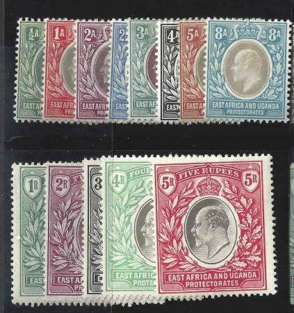 East Africa Uganda 1904-1907 SC 17-29 MLH