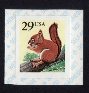 Scott #2489v Squirrel Coil Single Stamp - MNH