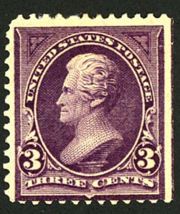 U.S. #268 MINT OG LH THIN TEAR