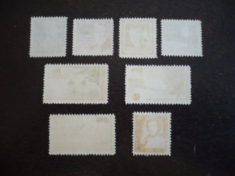 Stamps - Cuba - Scott#543-546,C114-C116,E20 - Mint Hinged Set of 8 Stamps