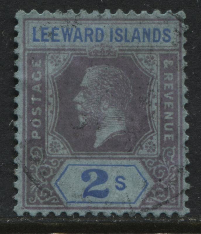 Leeward Islands KGV 1922 2/ used wmk multiple Script CA