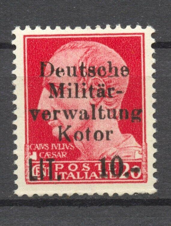 German Occupation 1944 Kotor,   Mi. 6 X , MLH, no faults