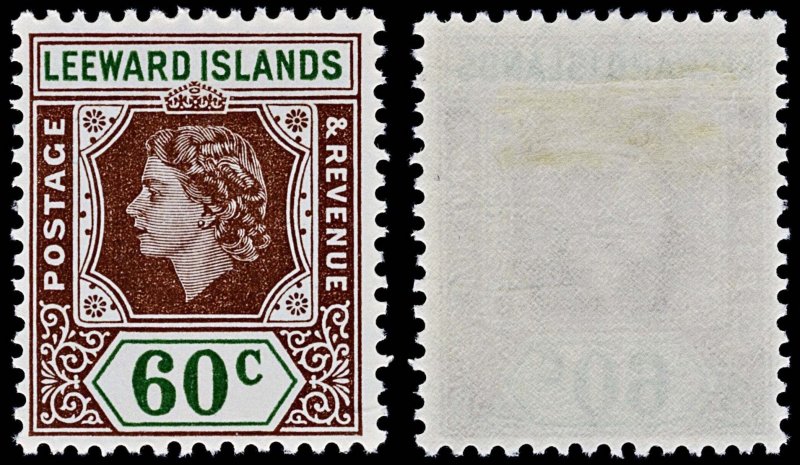 4518: Leeward Islands SG126 Definitive Set of 15. 1954. Sc#133 Mi117 LMM Mint...