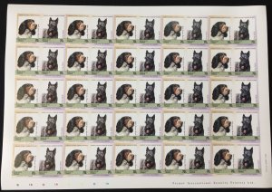 TUVALU Dogs Sheets x 8 MNH(400 Stamps) (BLK19)