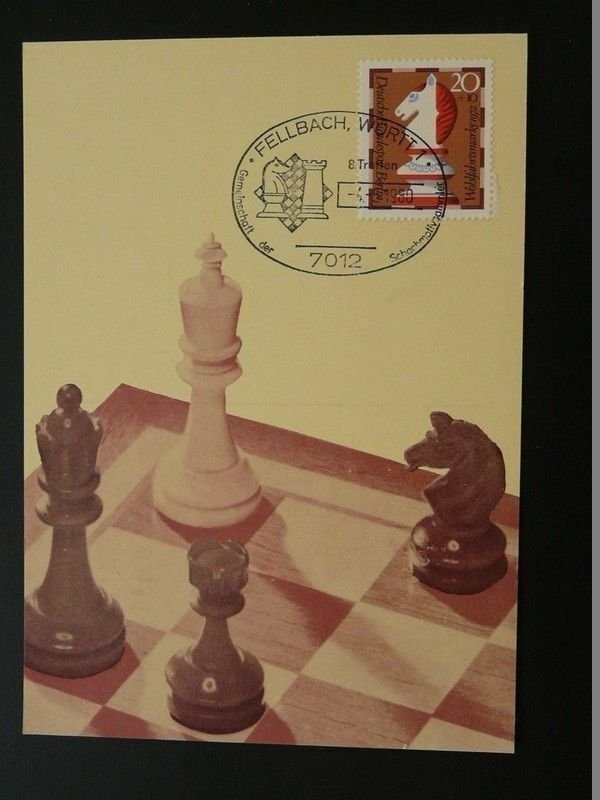 chess 1980 maximum card Germany 72545