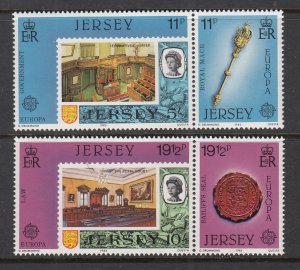 Jersey 306-309a Europa MNH VF